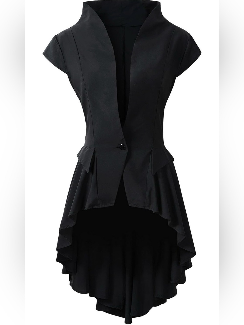 DarcChic Gothic Steampunk Victorian Waterfall Tailcoat Waistcoat Jacket 12